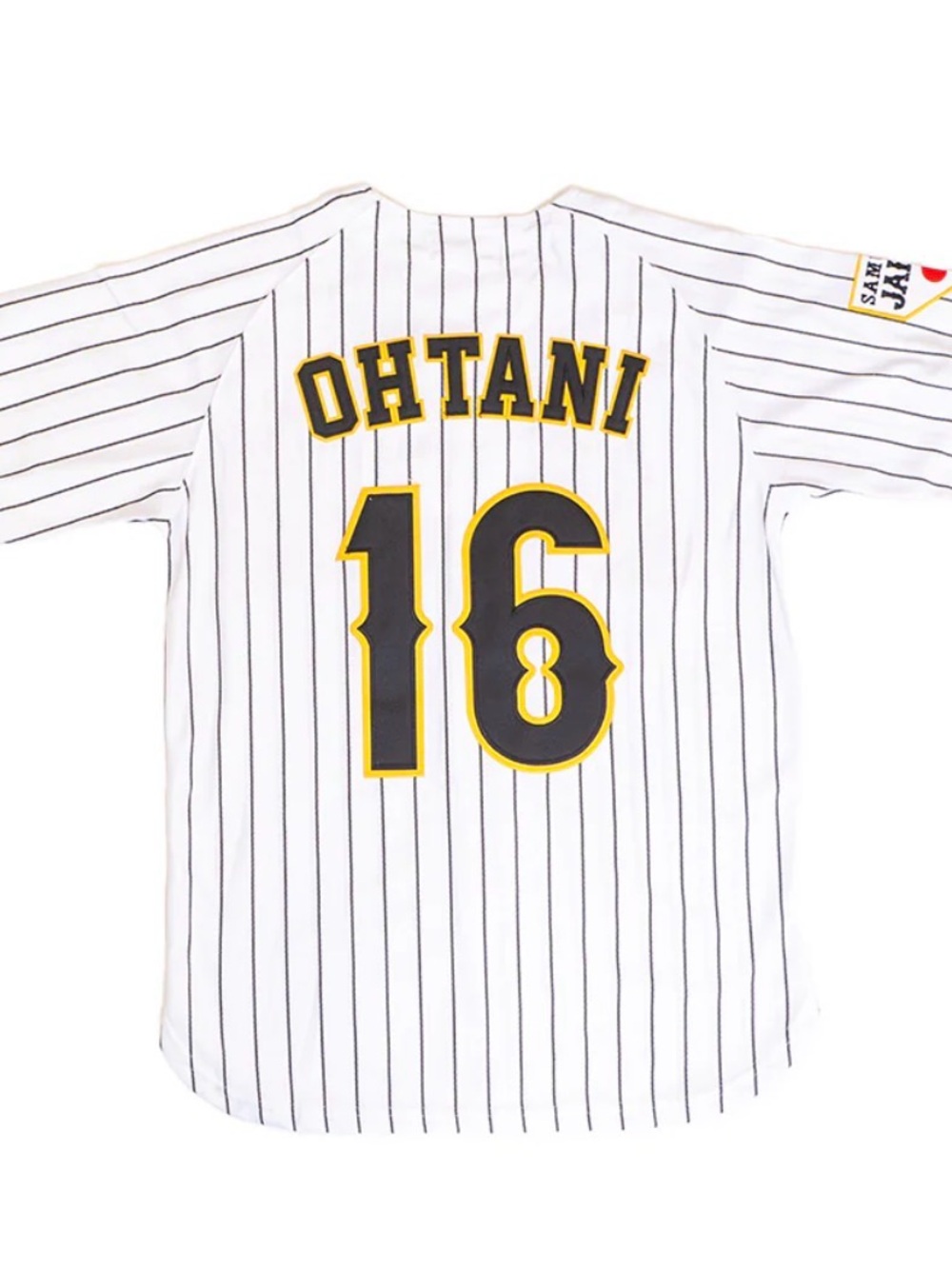 ⚾️🇯🇵⚾️Ohtani Japan Pinstripe Baseball Jersey - Size M - Picture 4 of 5